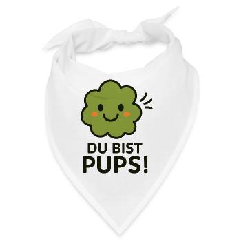 pups - Bandana - Weiß - Vorne