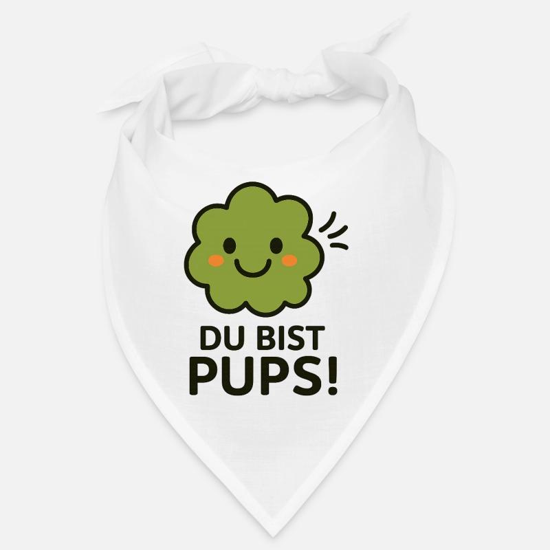 pups - Bandana - Weiß