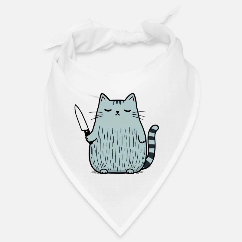 6-7 Mème Internet 6 7 Snack Cat Bandana