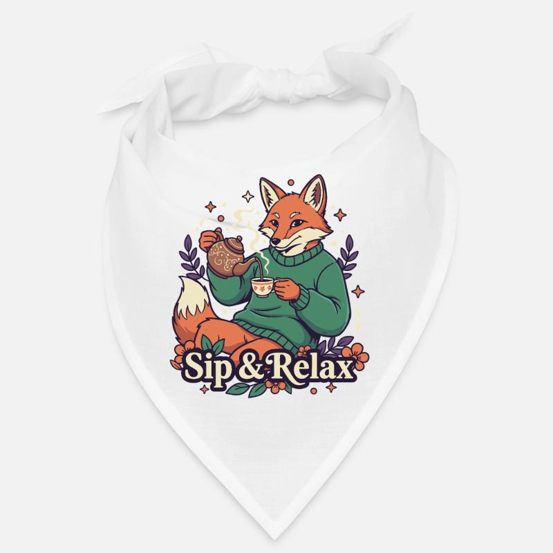 Fuchs Teezeit – Ruhe genießen Bandana
