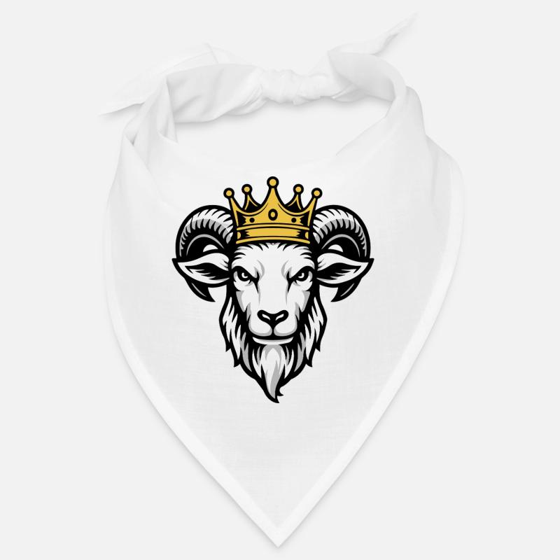 Graphique de couronne royale de chèvre Bandana