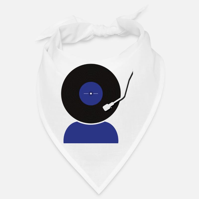 Schallplatten Kopf Bandana