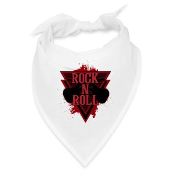Rock´n´Roll - Bandana - Weiß - Vorne