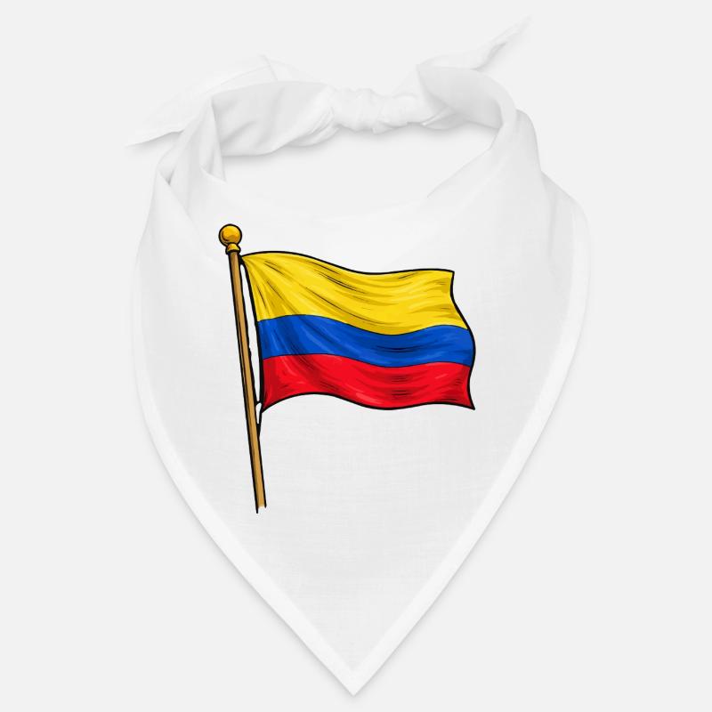 Drapeau de la Colombie Bandana