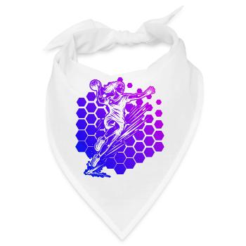 Handball Stil für jeden Anlass fuer Frauen - Bandana - Weiß - Vorne