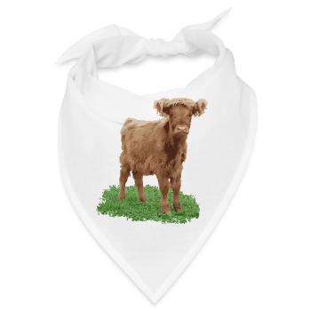 Praline die Färse - Bandana - Weiß - Vorne