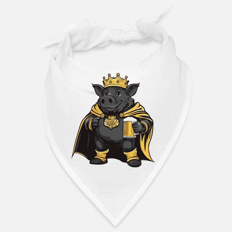 Schwein Bier König Wildschwein Bandana
