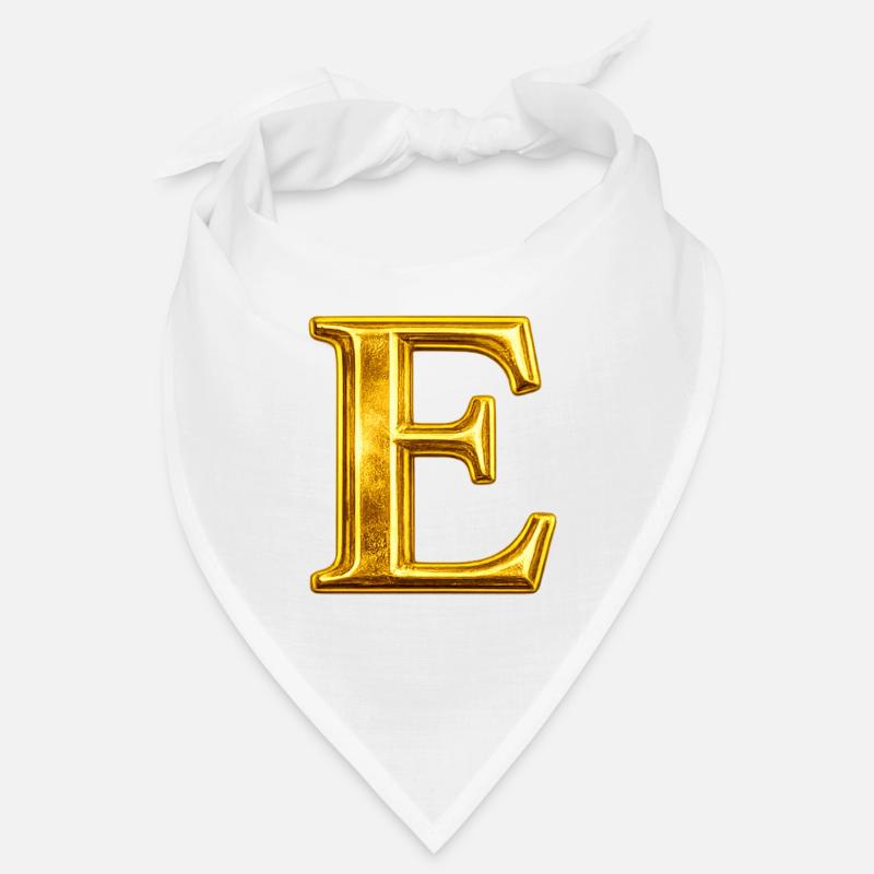 Design du monogramme Golden E Bandana