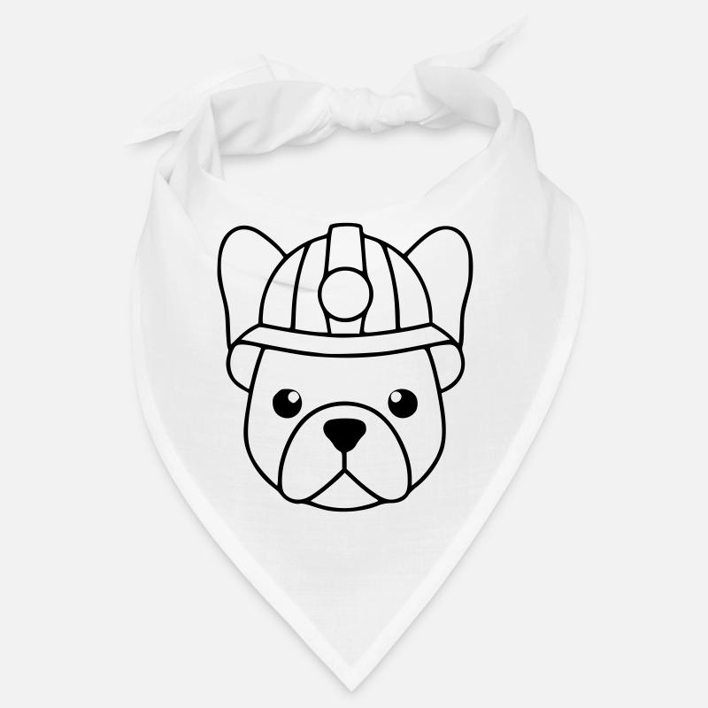 Frenchie Miner Helmet Lamp Bandana