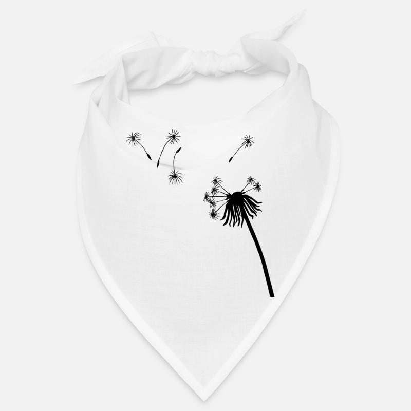 Silhouette Seeding Dandelion Bandana