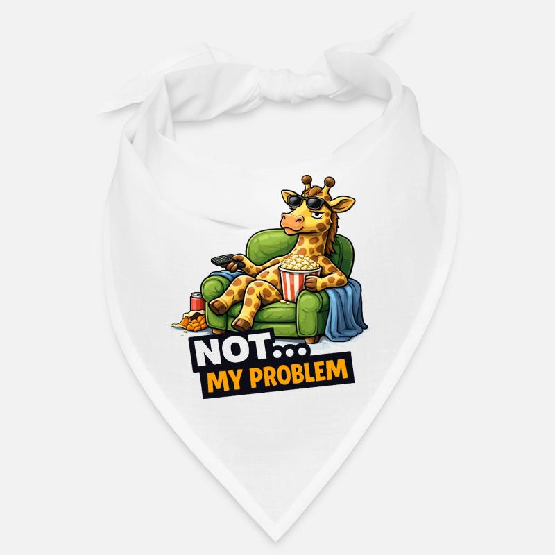 Not My Problem Giraffe Canapé Meme Bandana