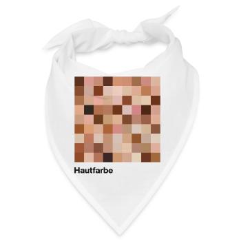 Hautfarbe: Mensch - Bandana - Weiß - Vorne