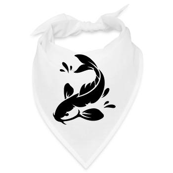 Koi - Bandana - Weiß - Vorne