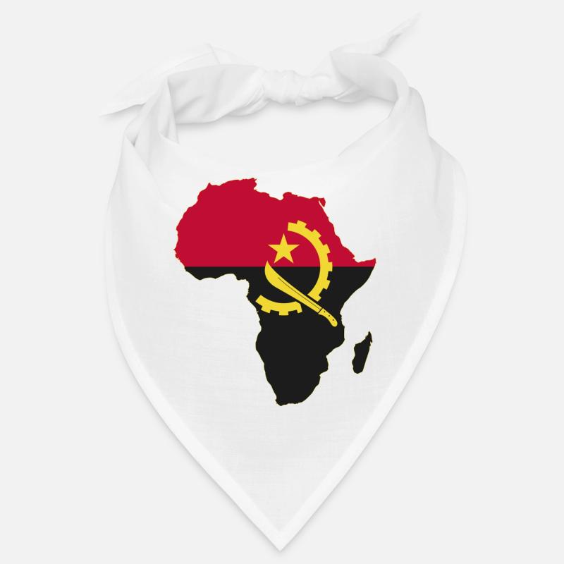 Drapeau angolais : Afrique utilisée Bandana
