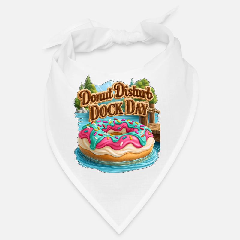 Donut Disturb Dock Day Bandana