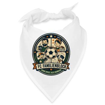 FC Familienblock - Bandana - Weiß - Vorne