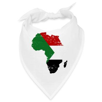 Sudan_Flagge_Afrika_used - Bandana - Weiß - Vorne