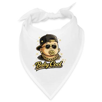 Baby Cool Bling HipHop - Bandana - Weiß - Vorne