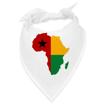 Guinea-Bissau_Flagge_Afrika_used - Bandana - Weiß - Vorne