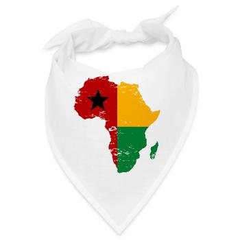 Guinea-Bissau_Flagge_Afrika_used - Bandana - Weiß - Vorne