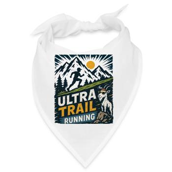 Ultra-Trailrunning - Bandana - Weiß - Vorne