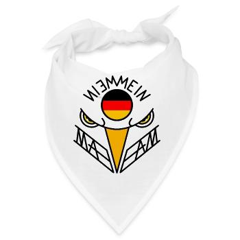 Adler -Fankultur für deinen Style  - Bandana - Weiß - Vorne