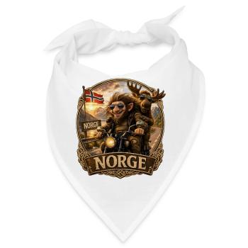 Norge - Bandana - Weiß - Vorne
