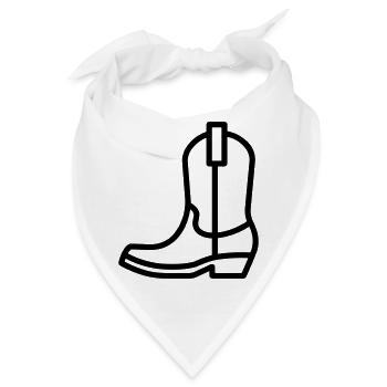 Stiefel - Bandana - Weiß - Vorne