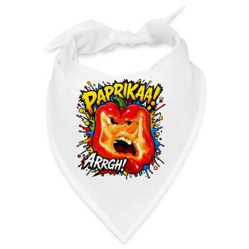 Comic Paprika - Bandana - Weiß - Vorne