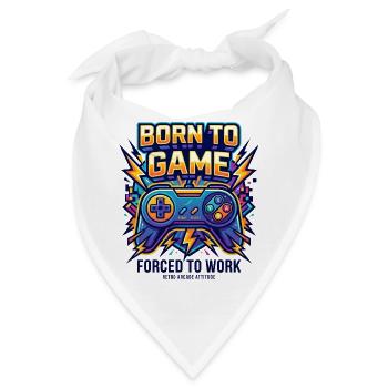 Geboren für das Spiel - Bandana - Weiß - Vorne