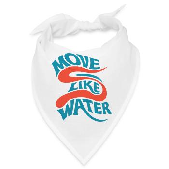 Move like water - Bandana - Weiß - Vorne