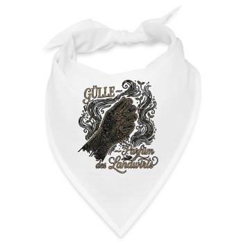 Gülle Landwirt Parfüm - Bandana - Weiß - Vorne