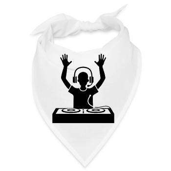DJ - Bandana - Weiß - Vorne