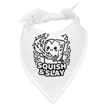 Squish & Slay – Butter Squishy Demon Hunter Kawaii - Bandana - Weiß - Vorne
