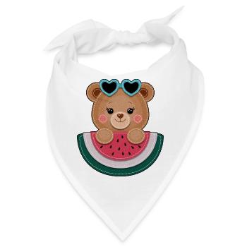 motiv_cuteT - Bandana - Weiß - Vorne