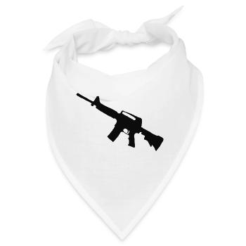 m16 - Bandana - Weiß - Vorne