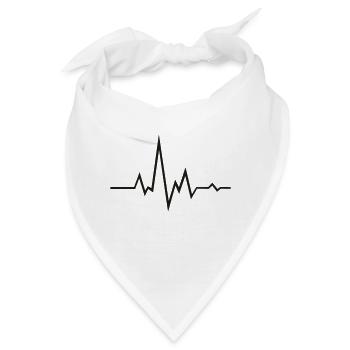 Frequenz - Bandana - Weiß - Vorne