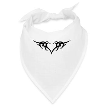 Tribal - Bandana - Weiß - Vorne