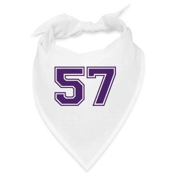 57 - Bandana - Weiß - Vorne