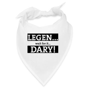 legendary - Bandana - Weiß - Vorne