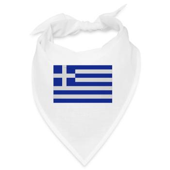 griechenland - Bandana - Weiß - Vorne