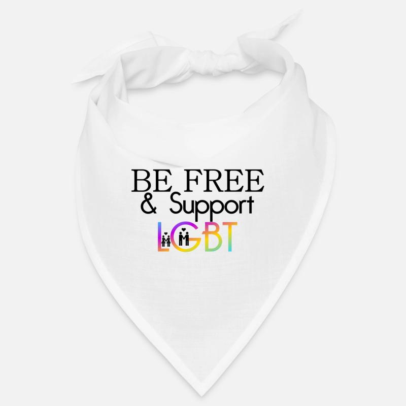 Be Free & Support LGBT Geschenk Bandana