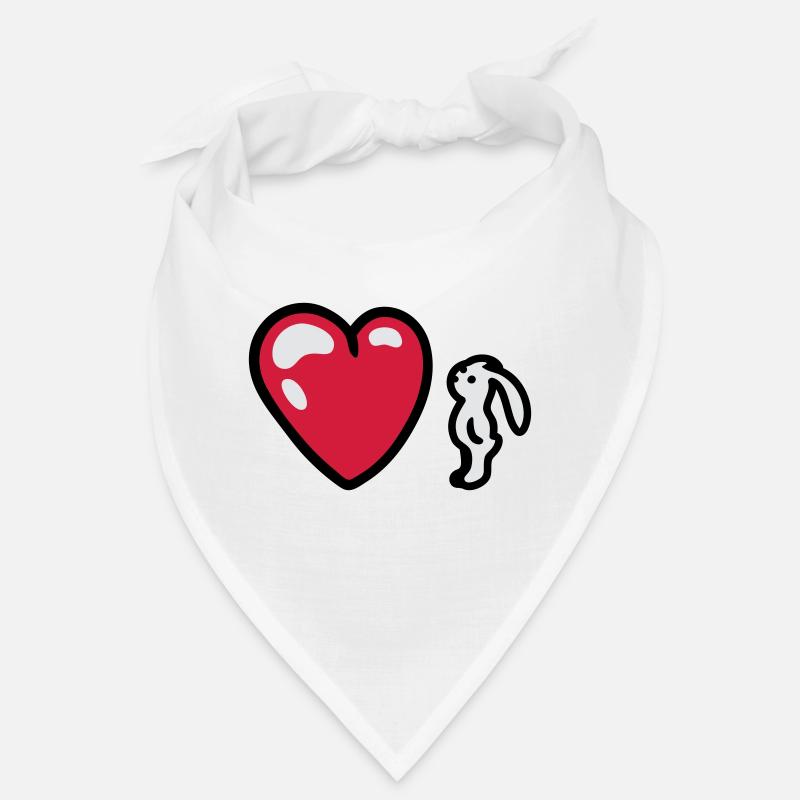 Hase mit Herz 3 Bandana