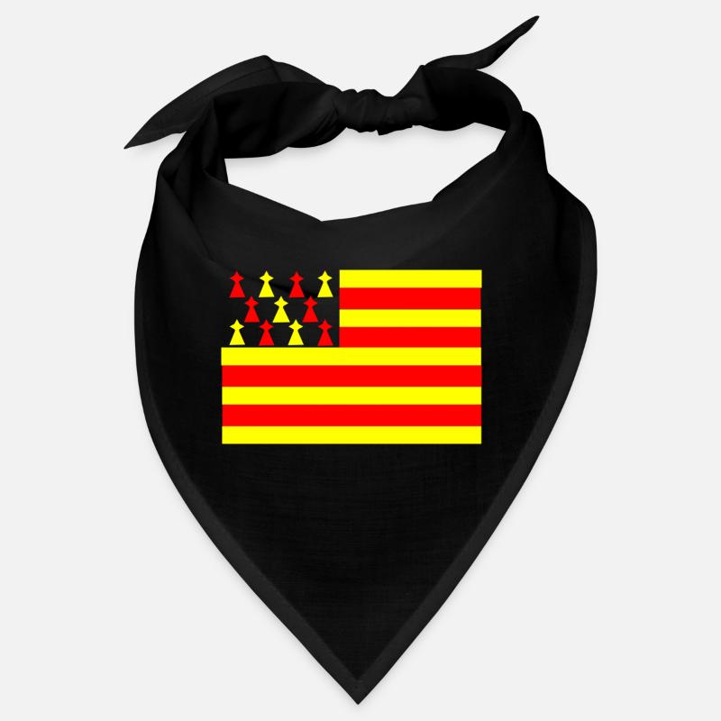 drapeau breton catalan Bandana