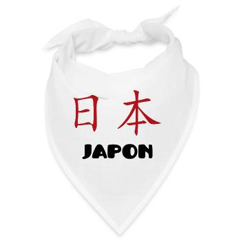 japans - Bandana - Weiß - Vorne