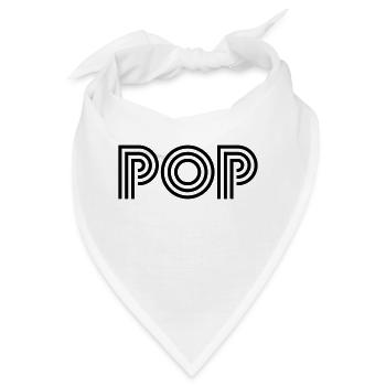 pop - Bandana - Weiß - Vorne