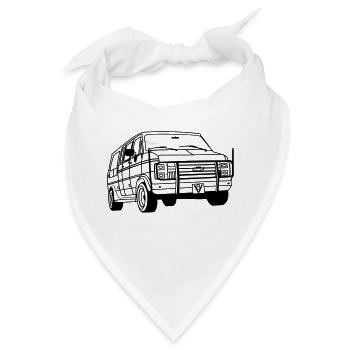 ChevyVan01_1 - Bandana - Weiß - Vorne