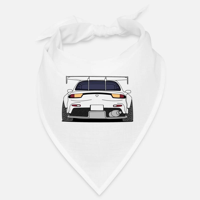 rx7rear white Bandana