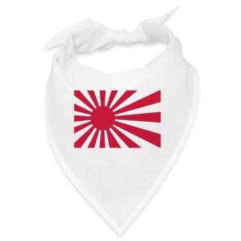 Japan Flag - Bandana - Weiß - Vorne