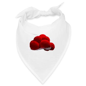 Der Schwarzwälder Bollenhut - Bandana - Weiß - Vorne